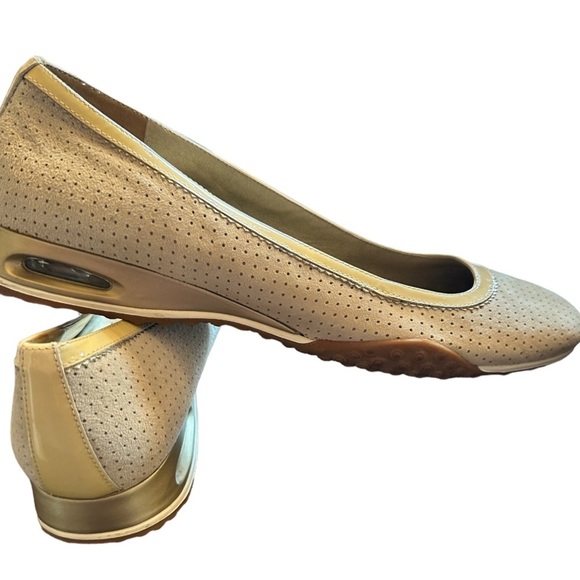 Cole Haan Nike Air Suede & Patent Leather Flats Size 9 - Picture 9 of 14